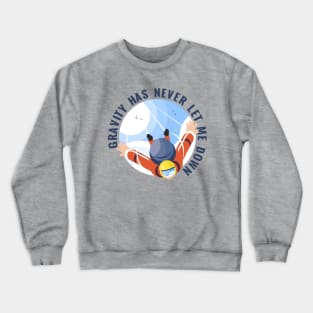 Skydiving, skydiver parachute, parachuting Crewneck Sweatshirt